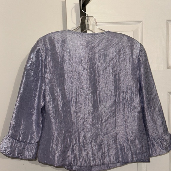 K Petite Collection Top/blazer Violet Size 8P - Picture 3 of 7